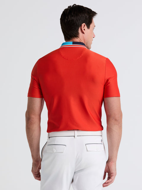 Pete's 70's Anniversary Earl Golf Polo (Red Clay) 