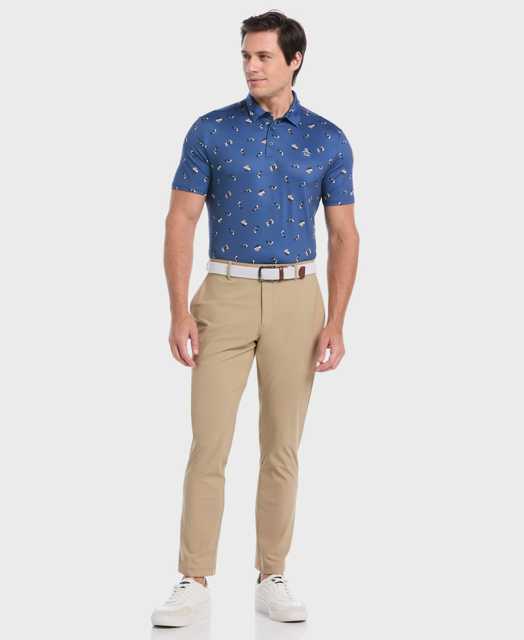 Pete's Camera Golf Polo (True Navy) 