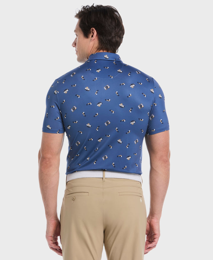 Pete's Camera Golf Polo (True Navy) 