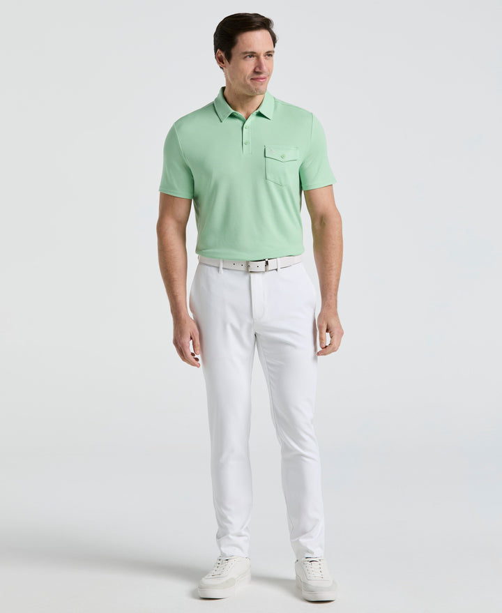 Pete's Fine Line Golf Polo (Sprucestone) 
