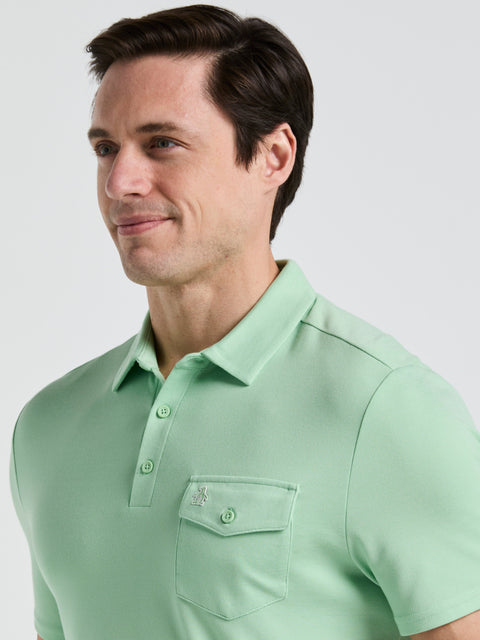 Pete's Fine Line Golf Polo (Sprucestone) 