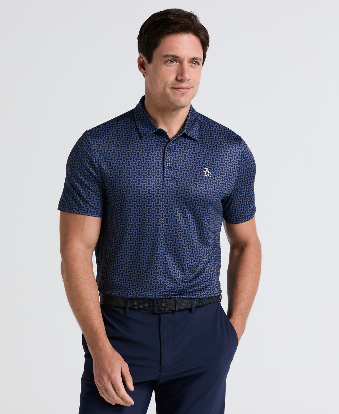 Pete's Heritage Golf Polo (Black Iris) 