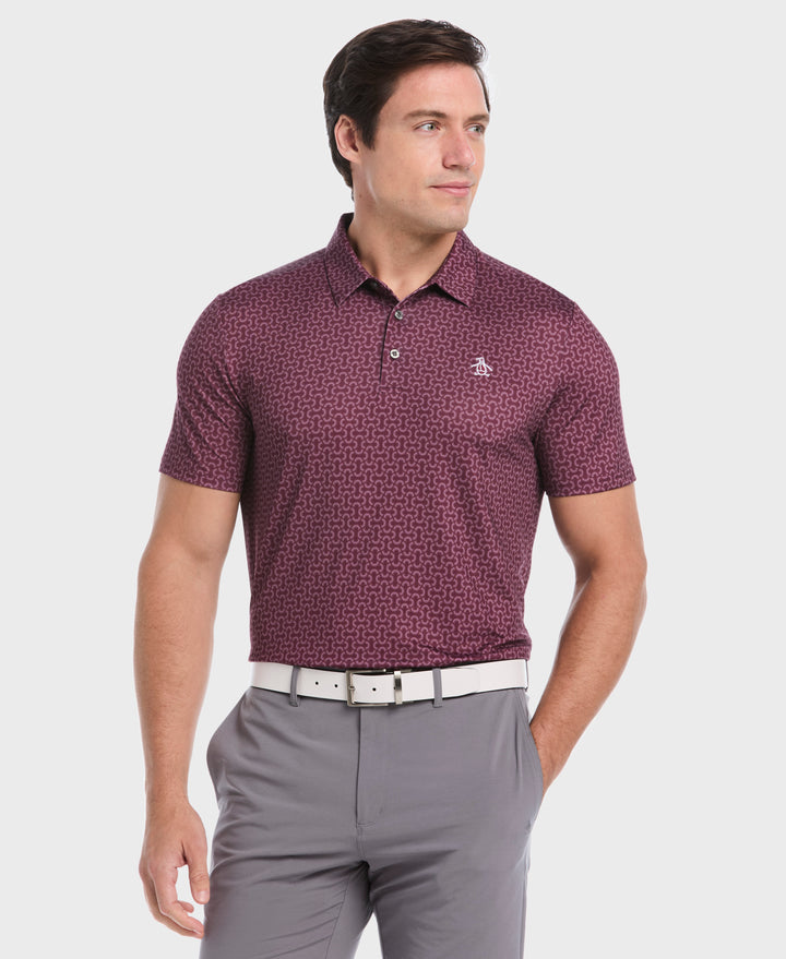 Pete's Heritage Golf Polo (Mauve Wine) 