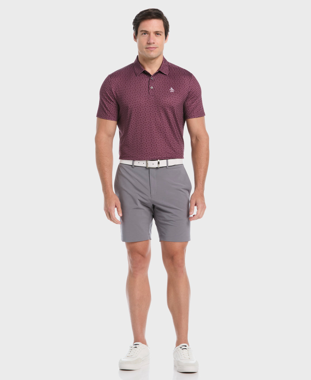 Pete's Heritage Golf Polo (Mauve Wine) 