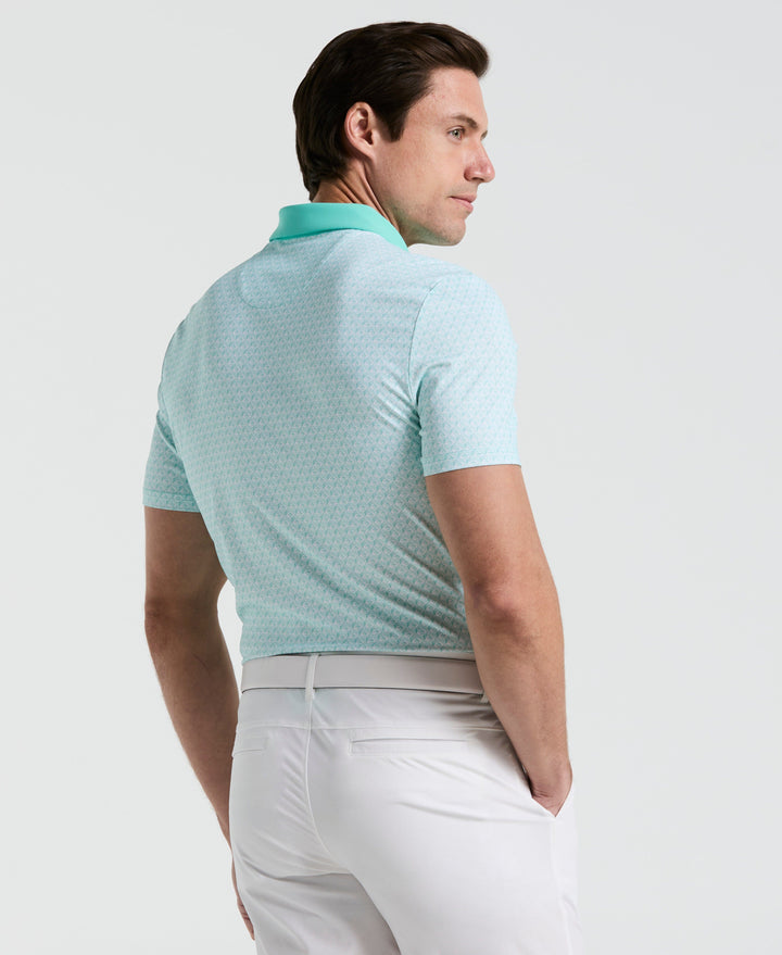 Pete's Tee Time Golf Polo (Pool Blue) 