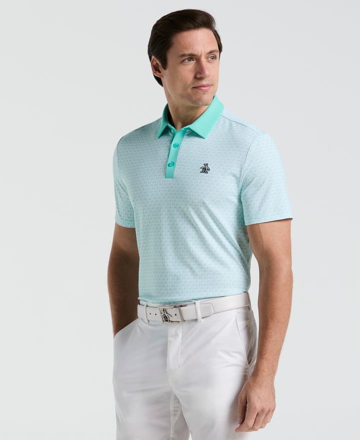 Pete's Tee Time Golf Polo (Pool Blue) 