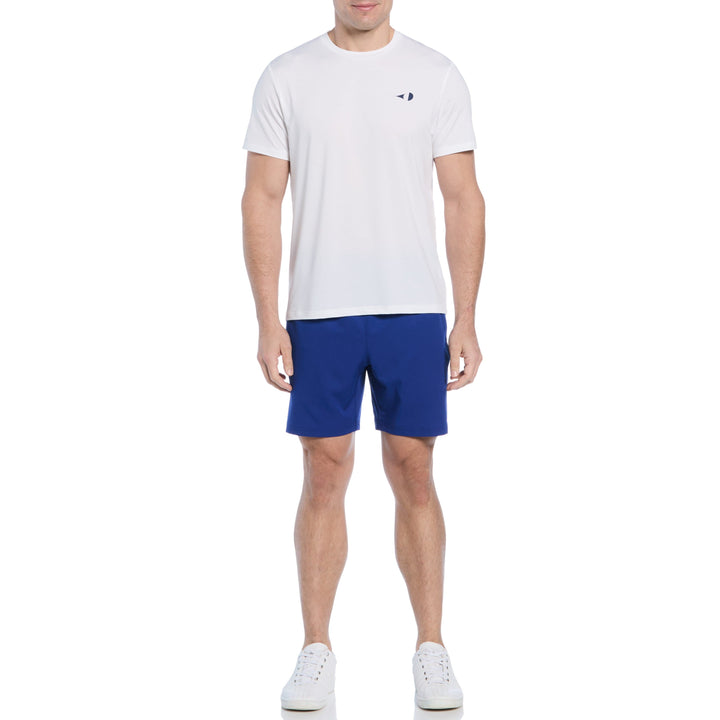 Pinhole Mesh Tennis Tee (Bright White) 
