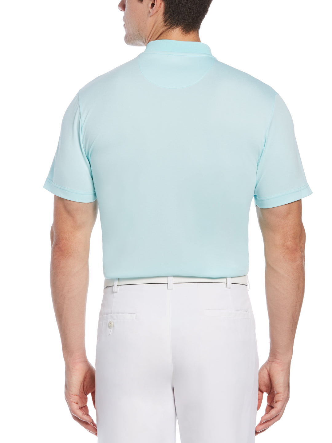 Men's Pique Polo with Casual Collar (Tanager Turquois)
