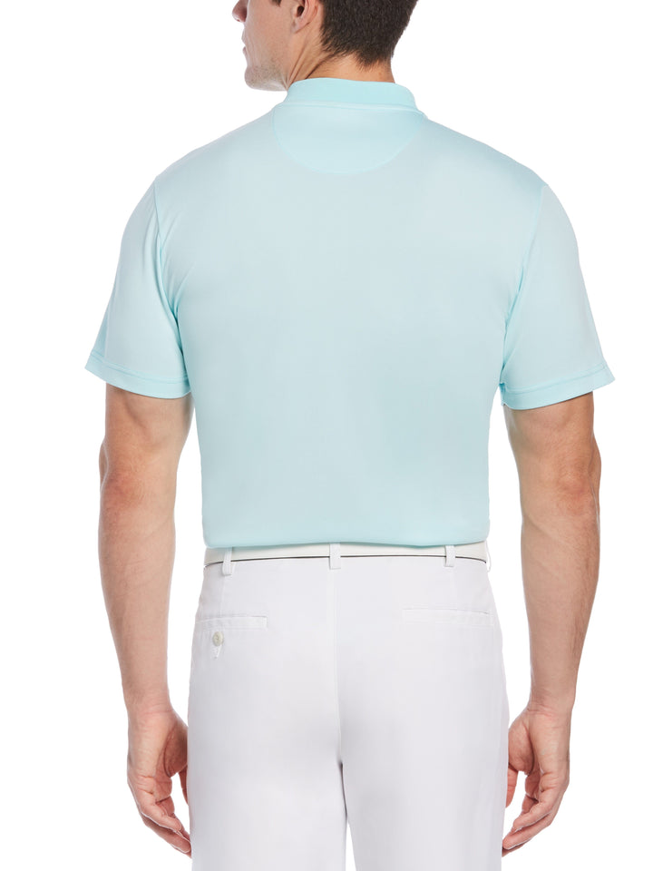Men's Pique Polo with Casual Collar (Tanager Turquois)
