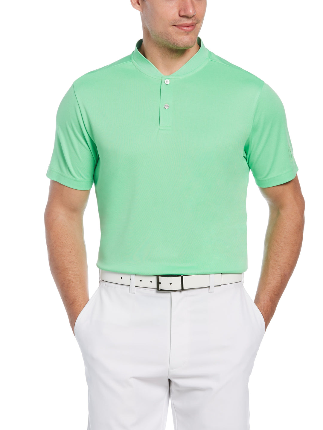 Men's Pique Polo with Casual Collar (Spring Bouquet)