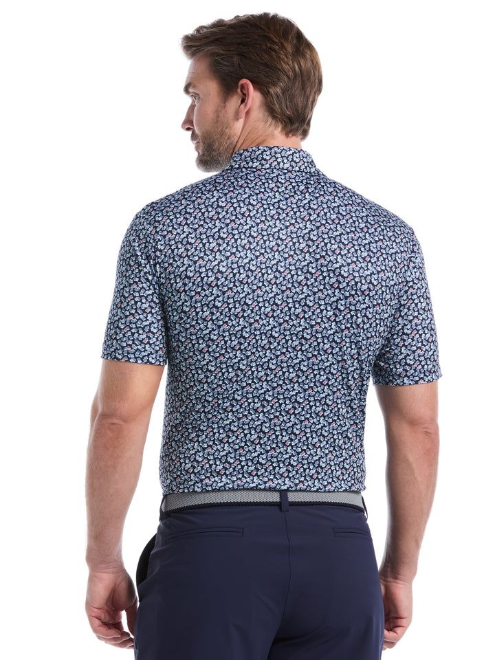 Men's Polaroid Confetti Print Polo