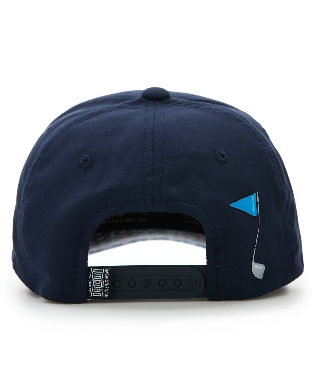 Polyester Retro Floral Pete Performance Cap (Black Iris) 