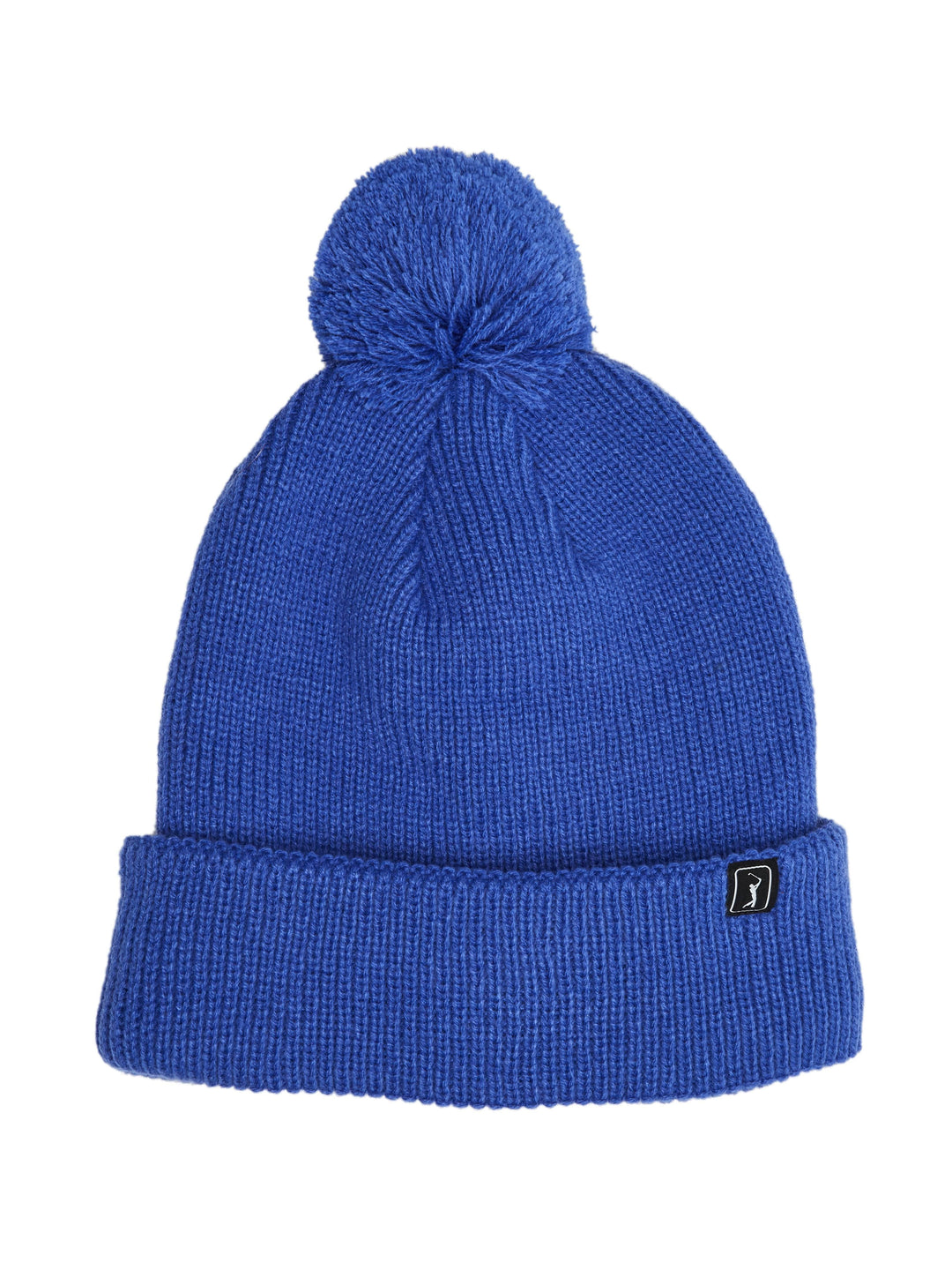 Pom Pom Beanie with Logo (Dazzling Blue) 