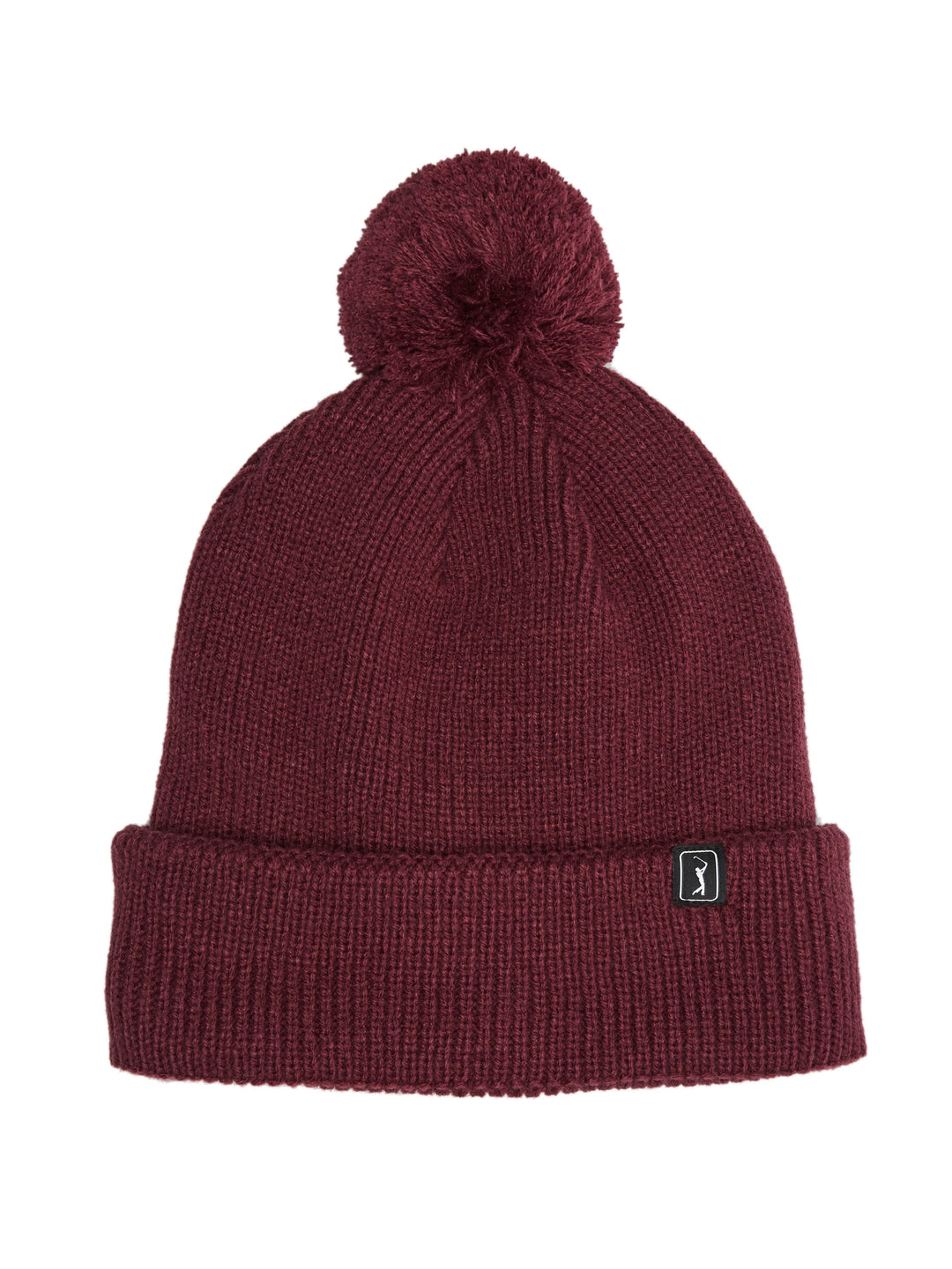 Pom Pom Beanie with Logo (Fig) 