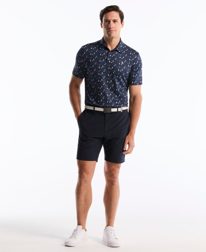 Printed Bartender Golf Polo (Black Iris) 