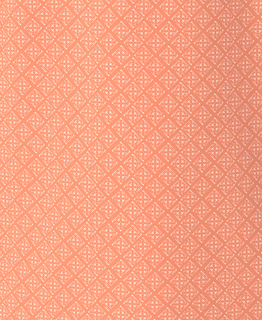 Men's Printed Geo Polo (Terra Cotta) 