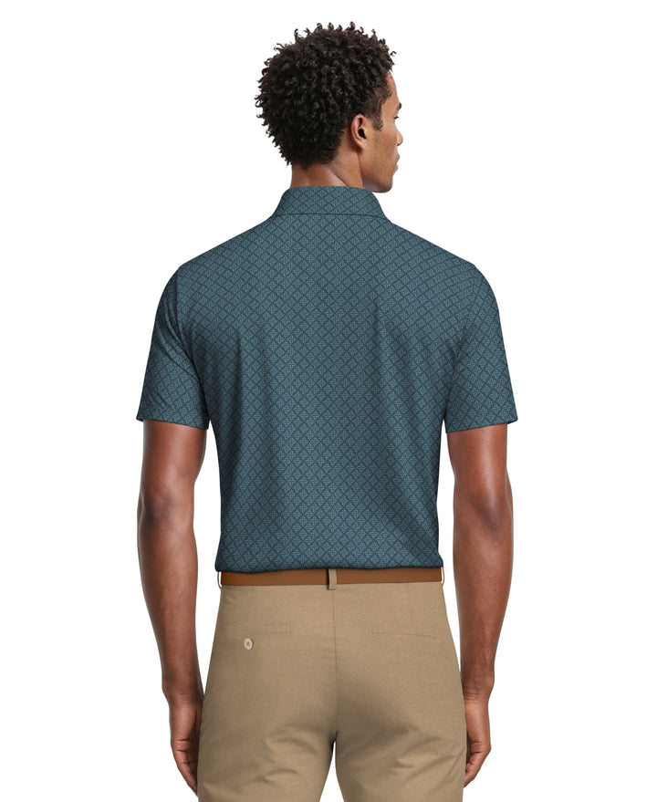 Men's Printed Geo Polo (Midnight) 