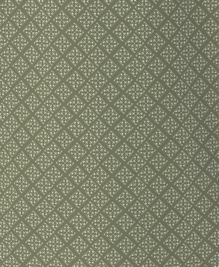 Men's Printed Geo Polo (Thyme) 