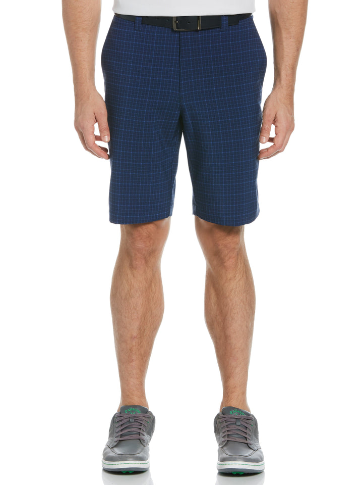 Mens Printed Plaid Short (Peacoat) 