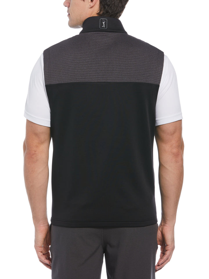 Men's Pro Ottoman Quarter Zip Golf Vest