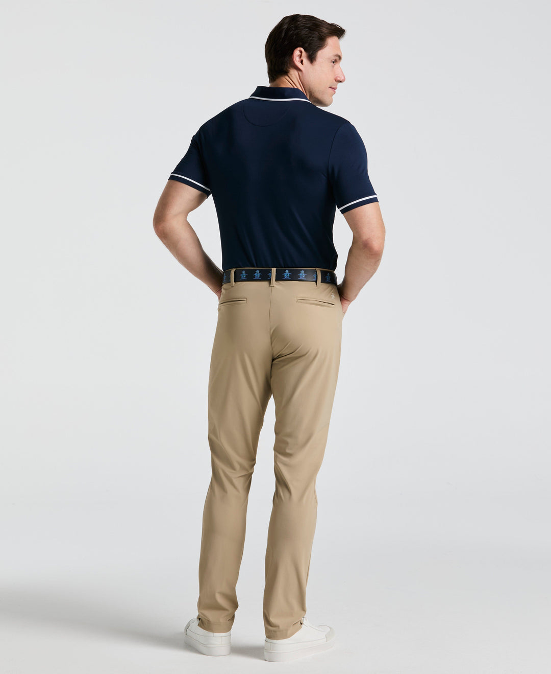 Pull On Nylon Golf Pant  (Chinchilla) 