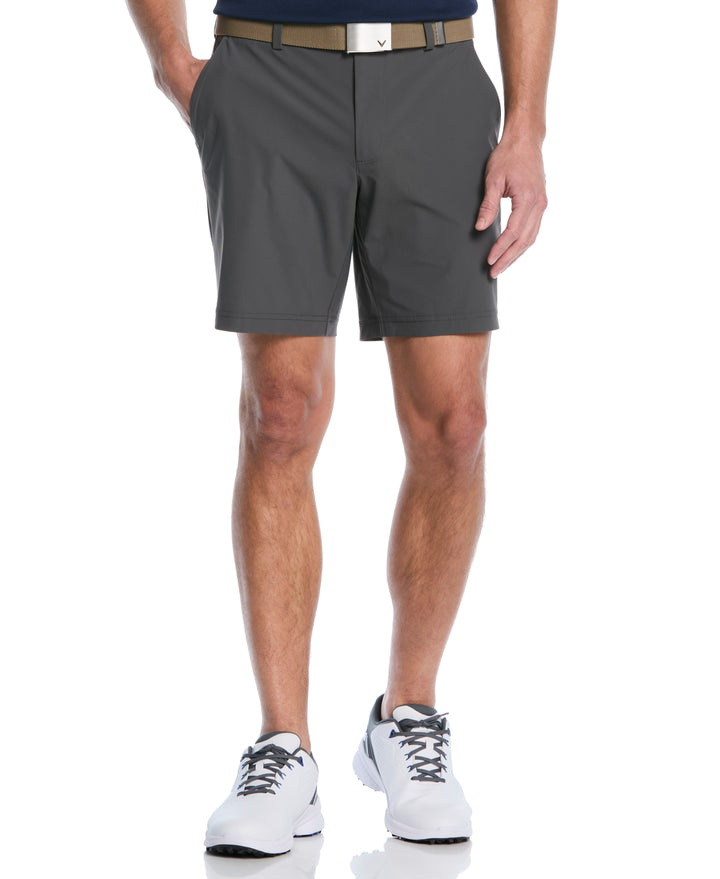 Men's 8" Solid Stretch Golf Short (Asphalt) 