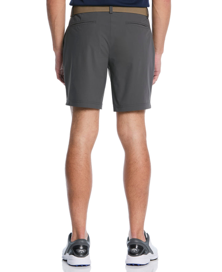 Men's 8" Solid Stretch Golf Short (Asphalt) 