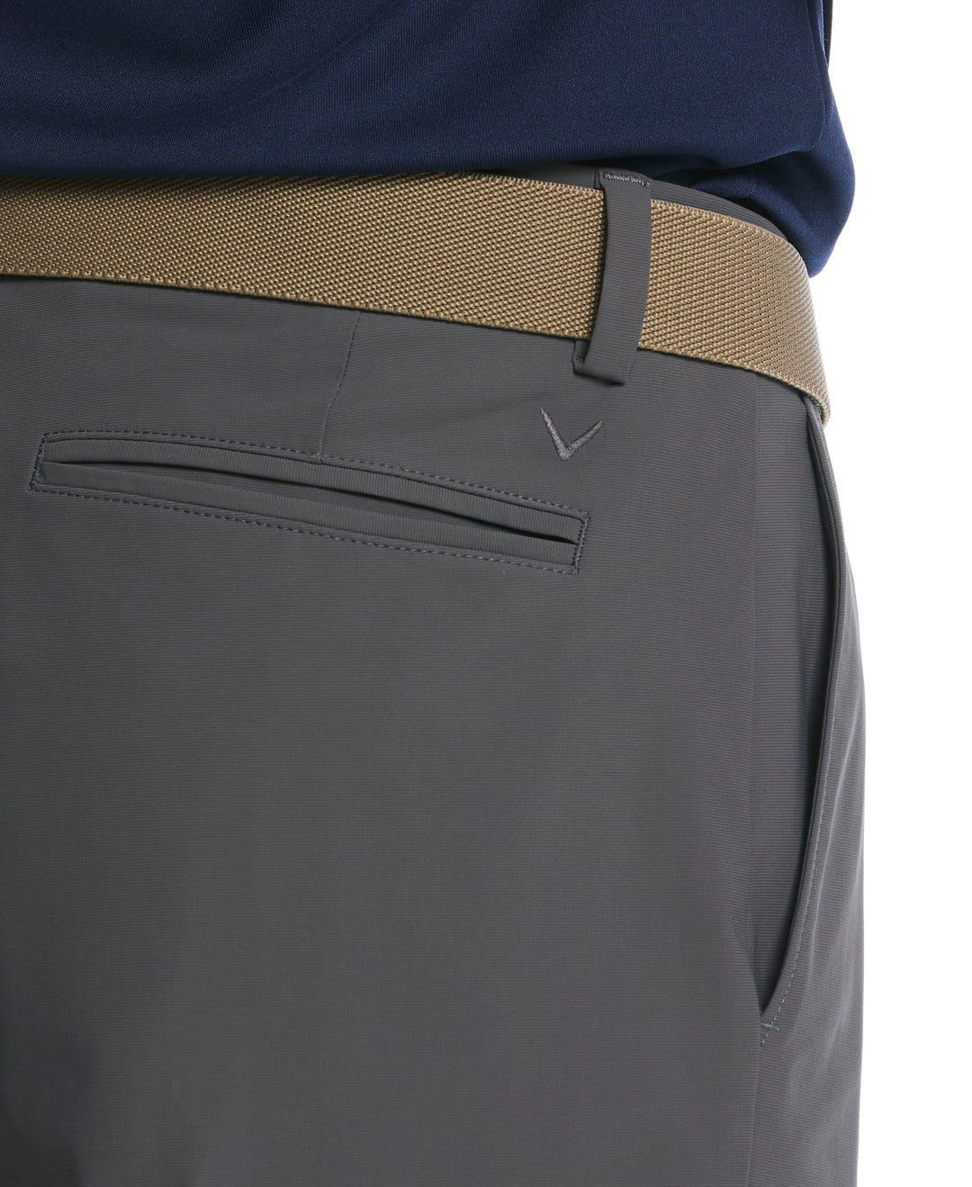Men's 8" Solid Stretch Golf Short (Asphalt) 