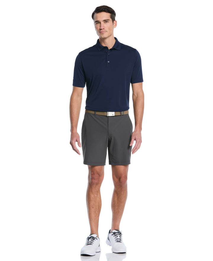 Men's 8" Solid Stretch Golf Short (Asphalt) 
