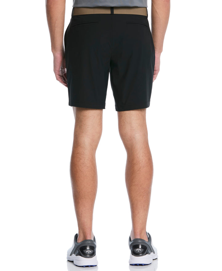 Men's 8" Solid Stretch Golf Short (Caviar) 