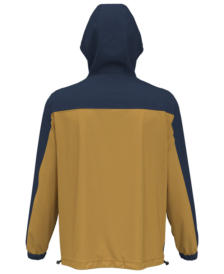 1/4 Zip Color Block Golf Windbreaker Jacket (Black Iris) 