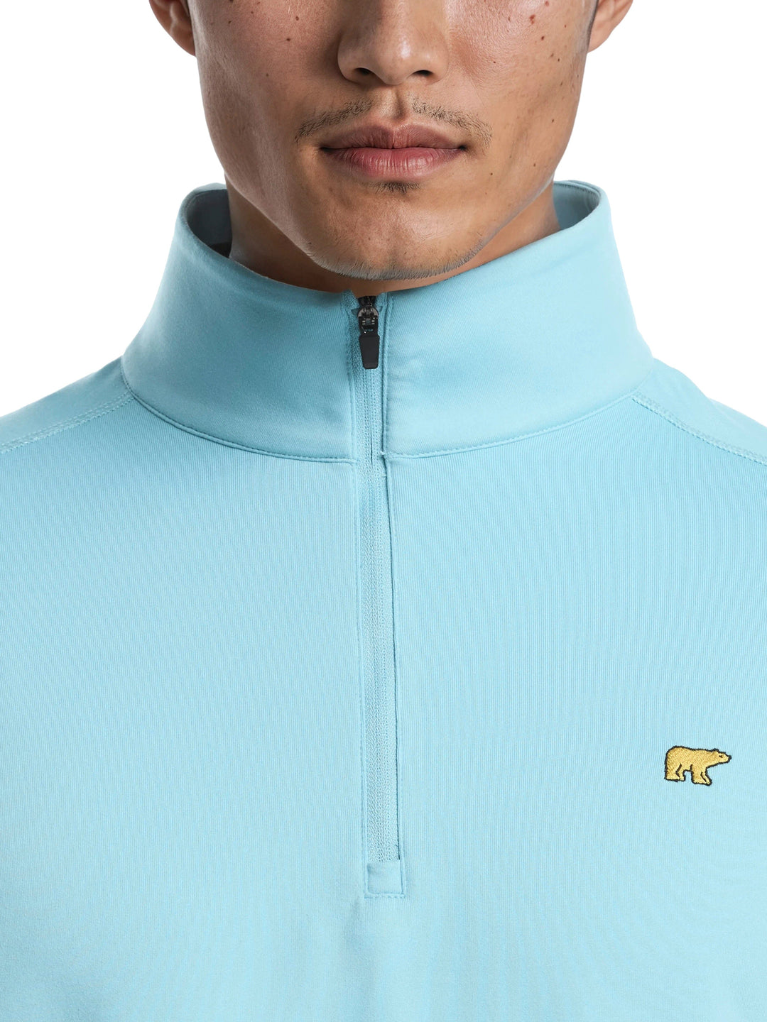 Men's Quarter Zip Fleece Golf Pullover