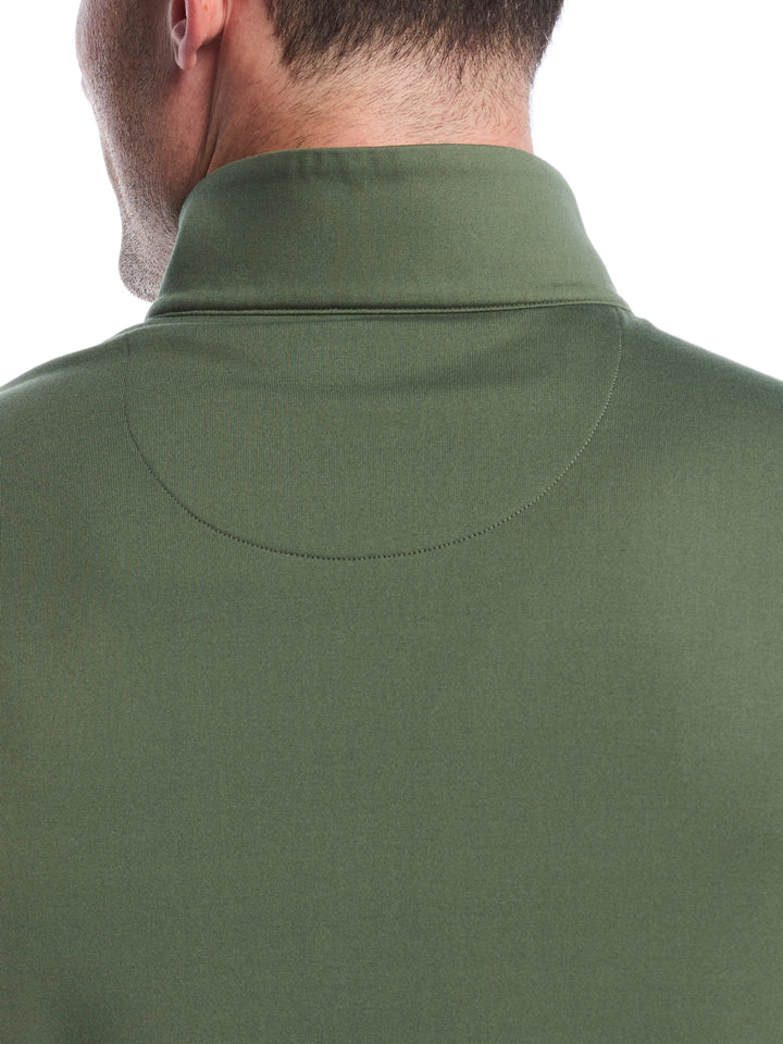 Men's Quarter Zip Fleece Golf Pullover