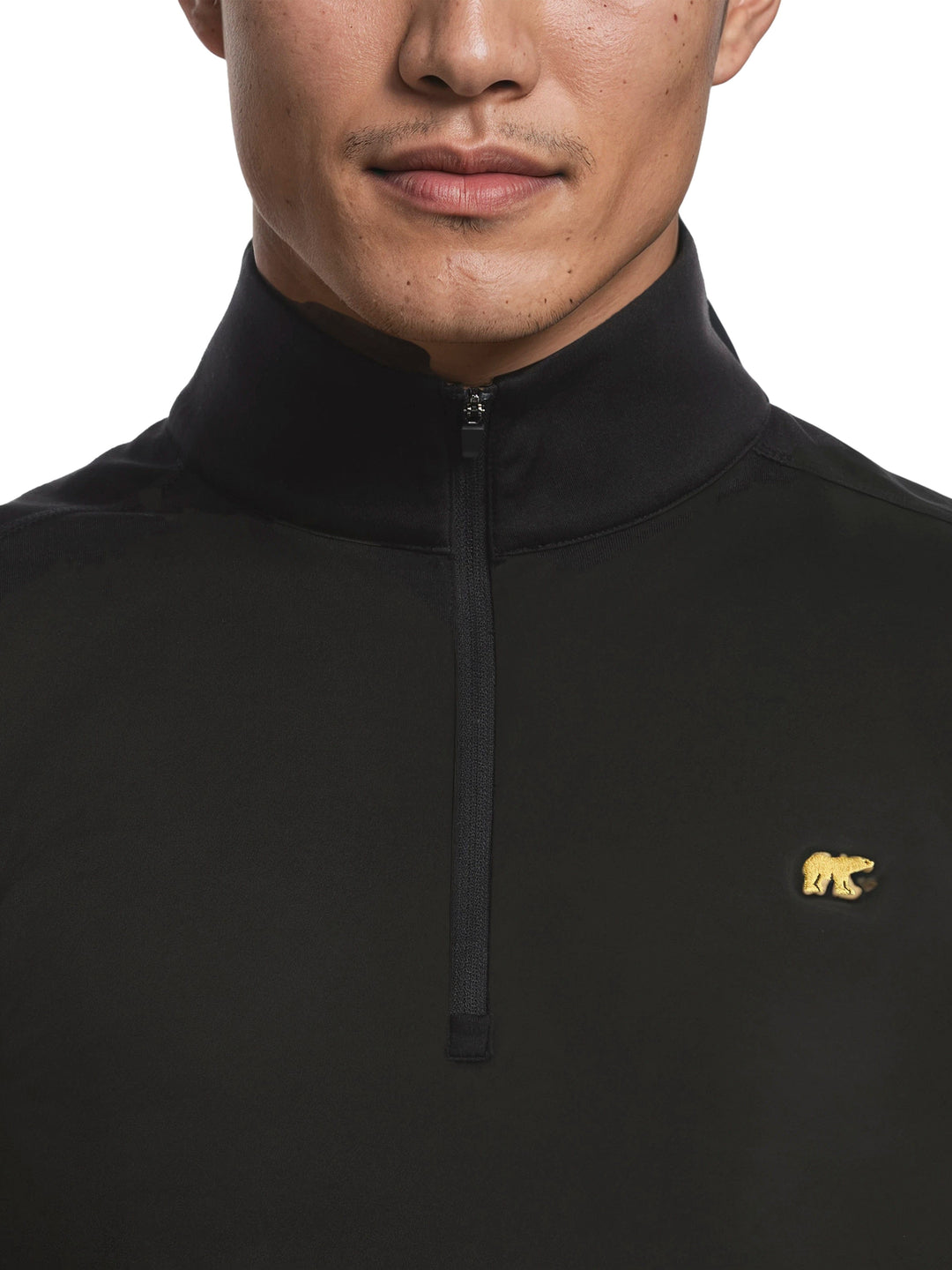 Men's Quarter Zip Fleece Golf Pullover