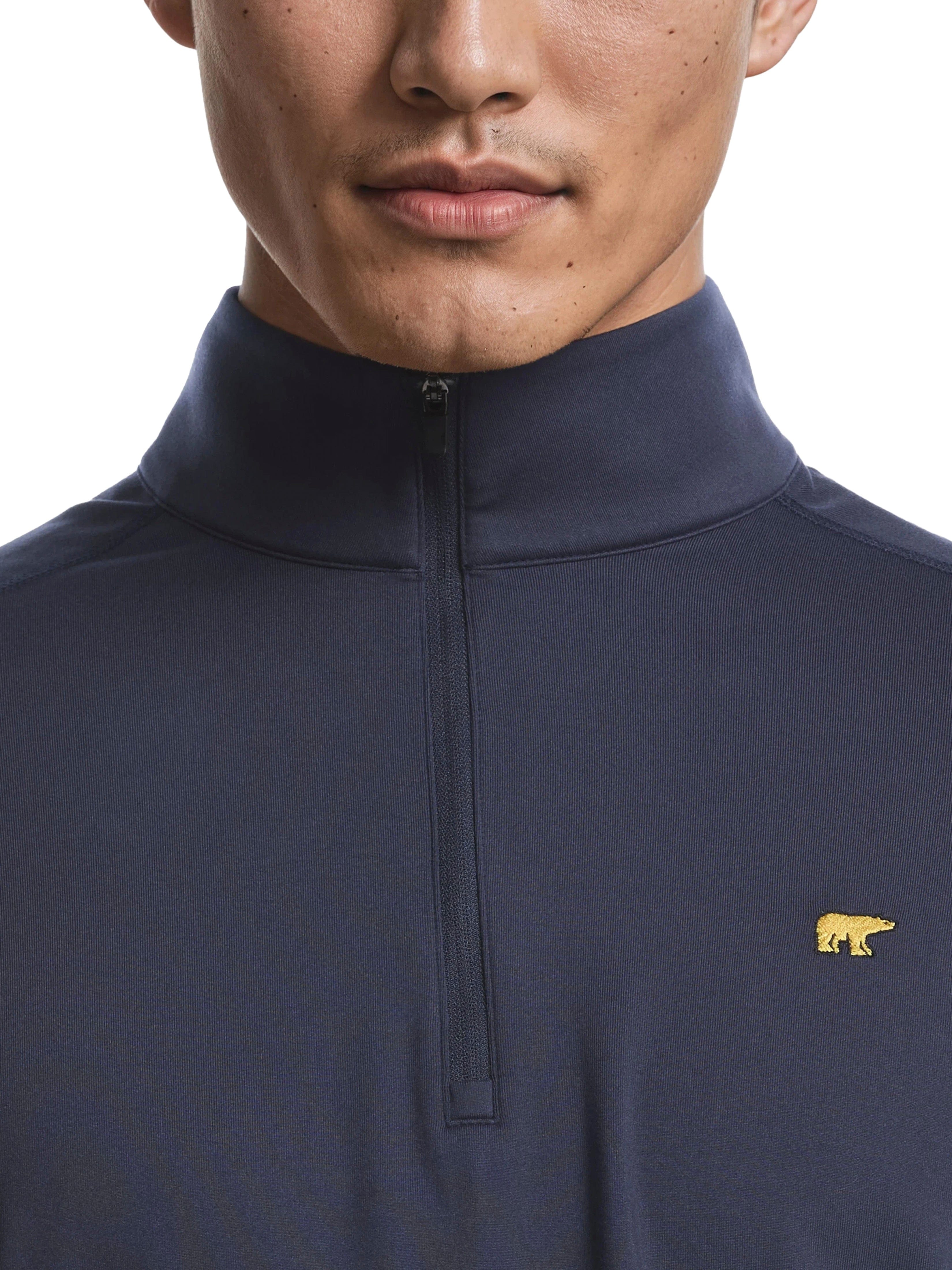 Men's Quarter Zip Fleece Golf Pullover – Golf Apparel Shop