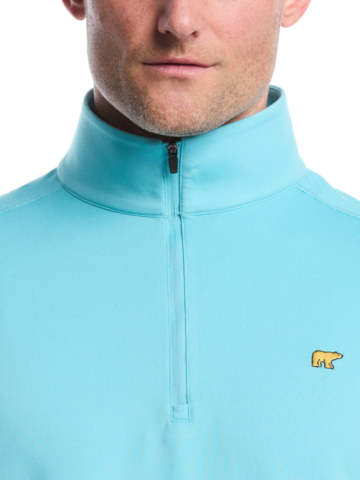 Men's Quarter Zip Fleece Golf Pullover