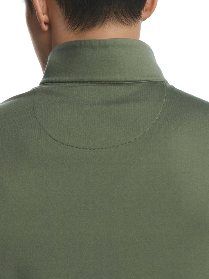 Men's Quarter Zip Fleece Golf Pullover