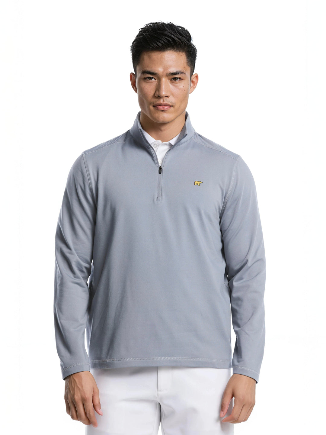 Men's Quarter Zip Fleece Golf Pullover