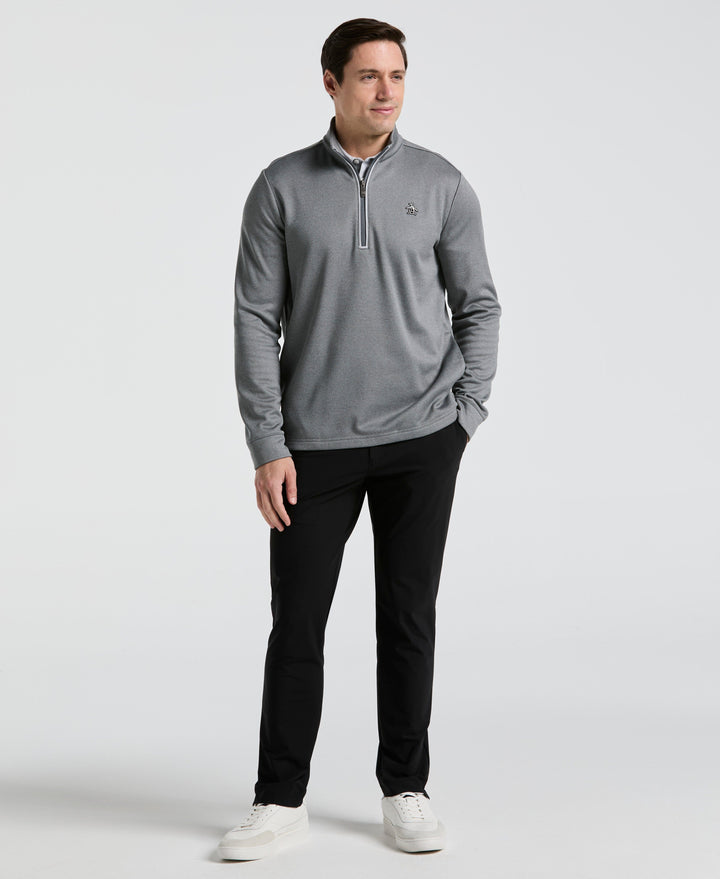 1/4 Zip Golf Pullover (Quiet Gray Heather) 