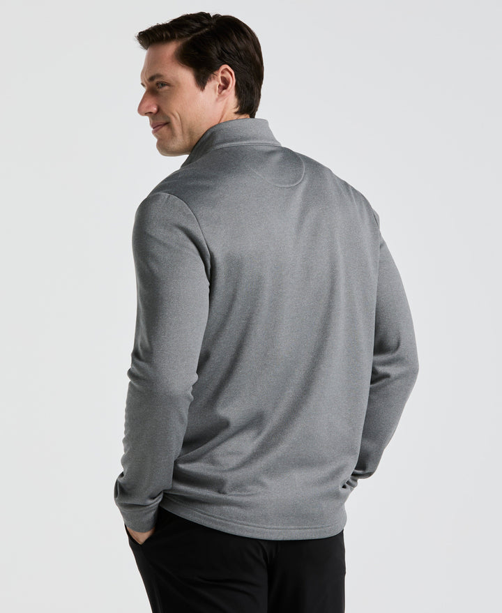 1/4 Zip Golf Pullover (Quiet Gray Heather) 