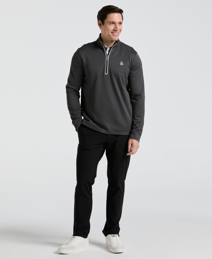 1/4 Zip Golf Pullover (Dark Caviar Heather) 