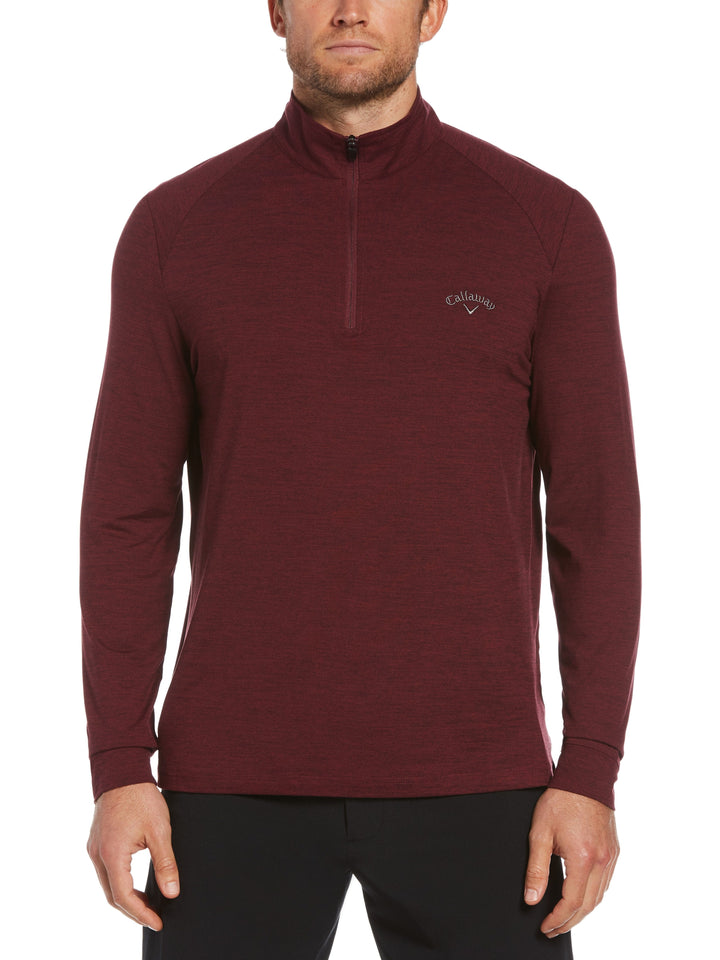 Men's Quarter Zip Printed Pullover