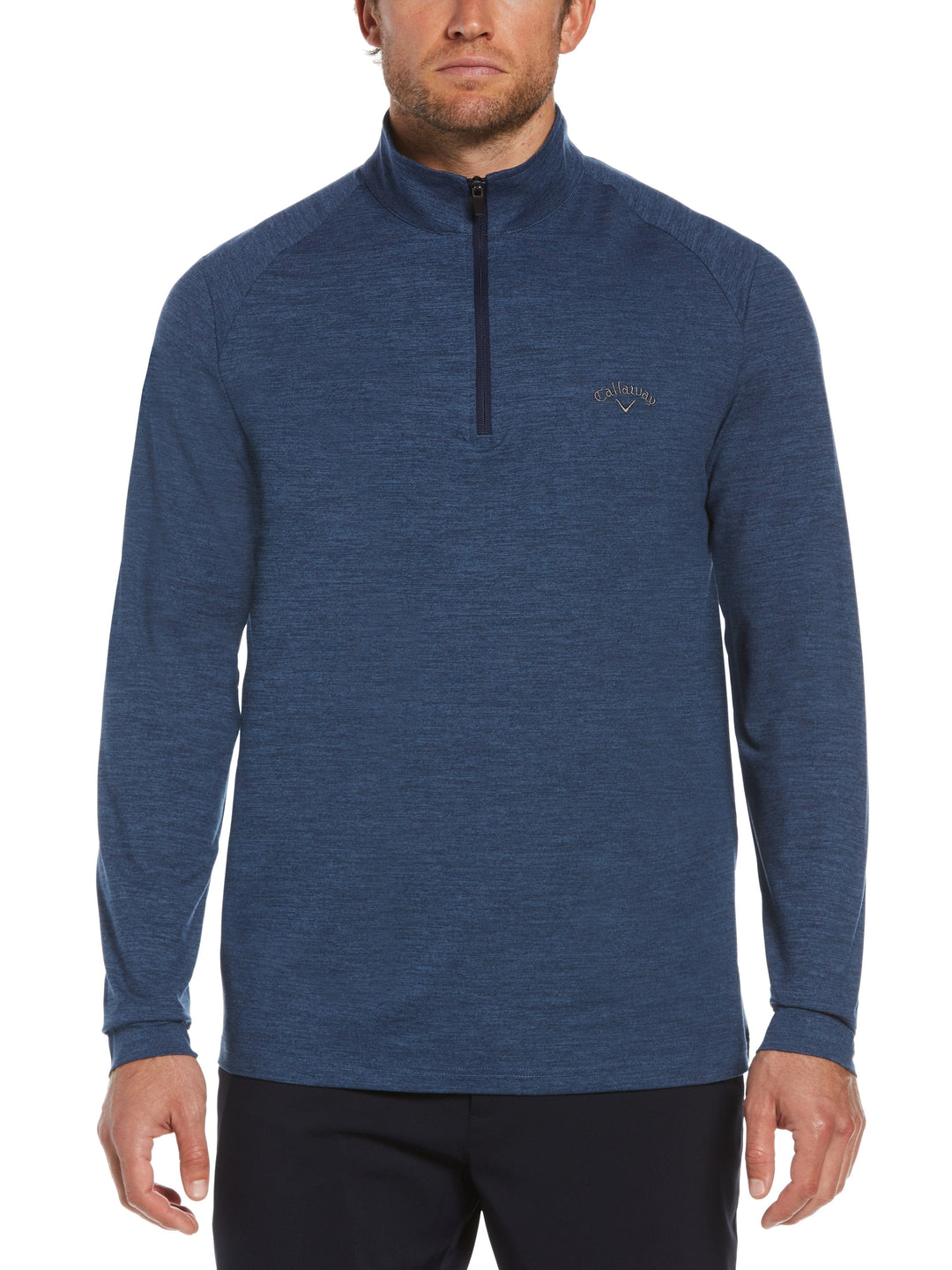 Men's Quarter Zip Printed Pullover