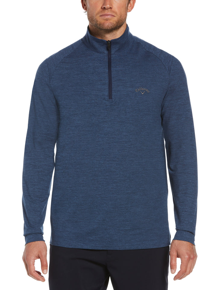 Men's Quarter Zip Printed Pullover