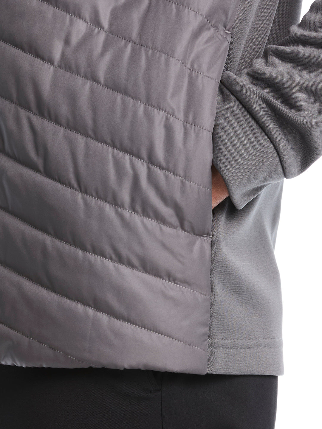 Men's Quilted Puffer Full Zip Golf Jacket