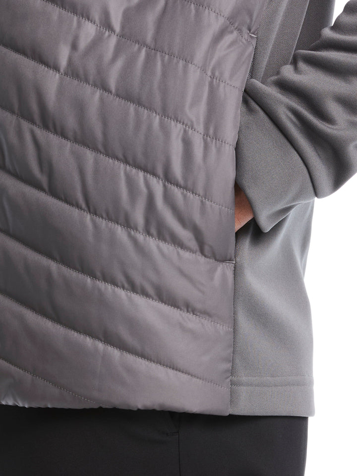 Men's Quilted Puffer Full Zip Golf Jacket