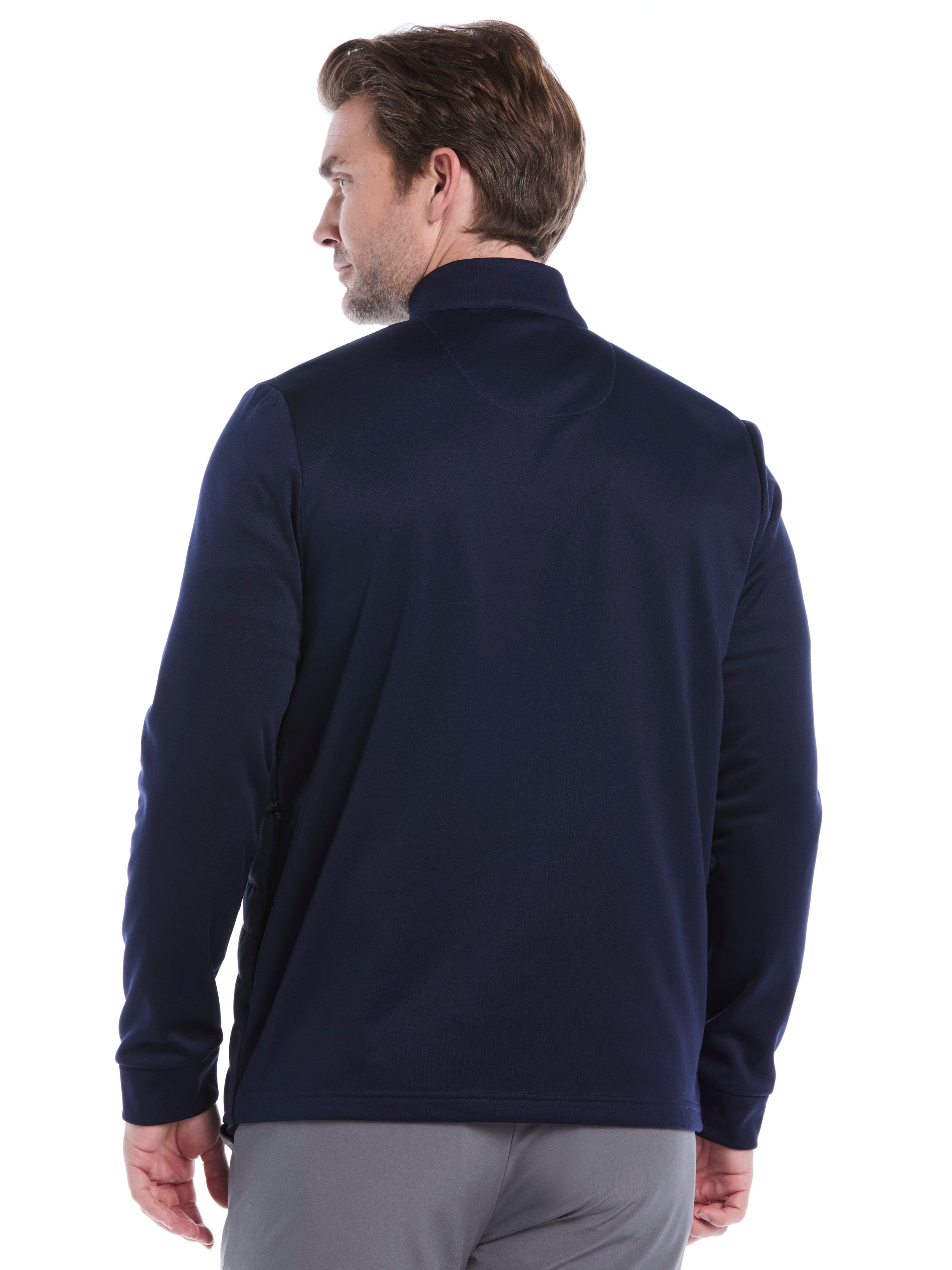 Men's Quilted Puffer Full Zip Golf Jacket – Golf Apparel Shop