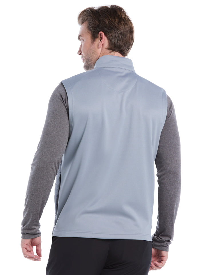 Men's Quilted Puffer Full Zip Golf Vest