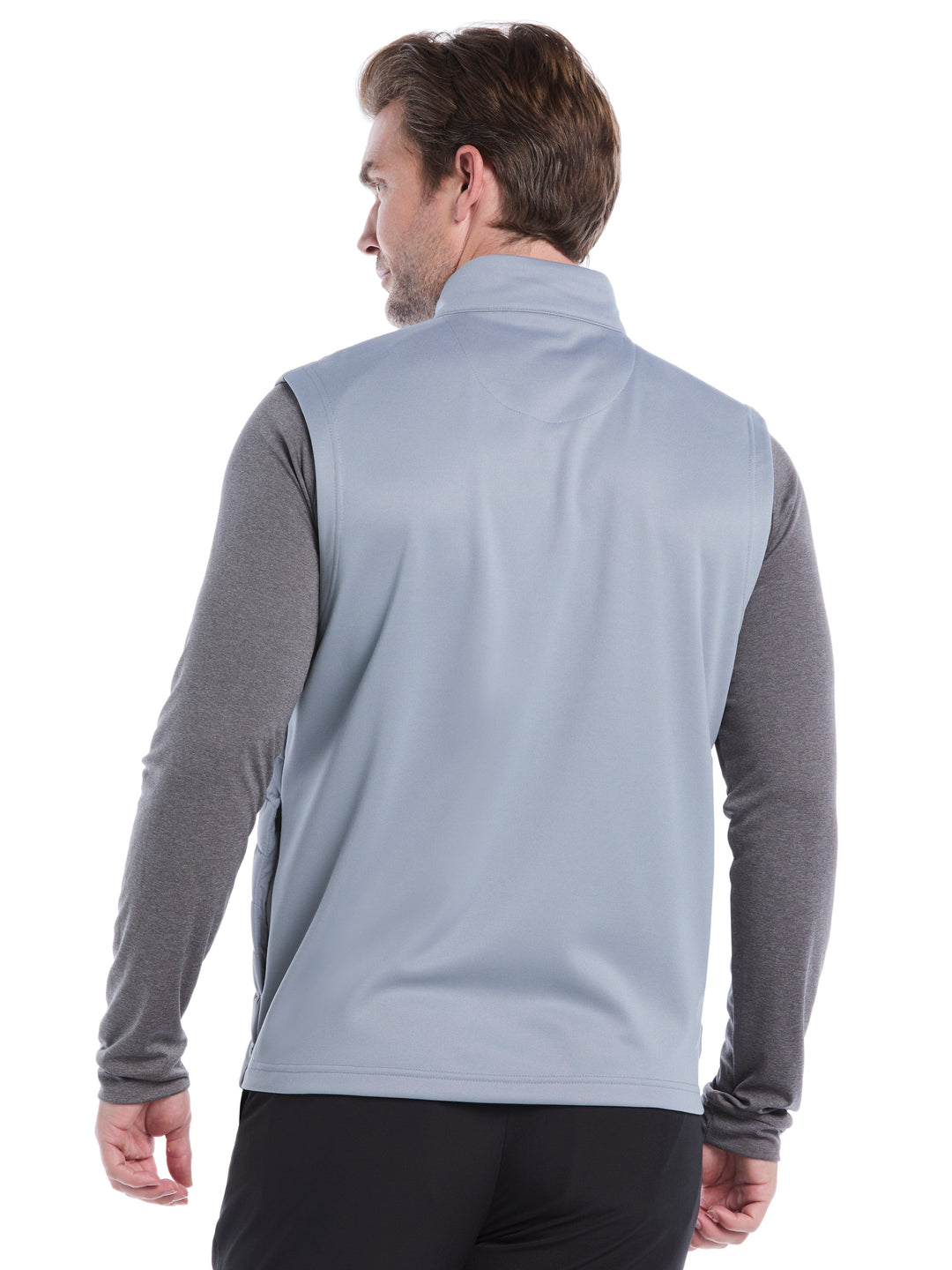 Men's Quilted Puffer Full Zip Golf Vest