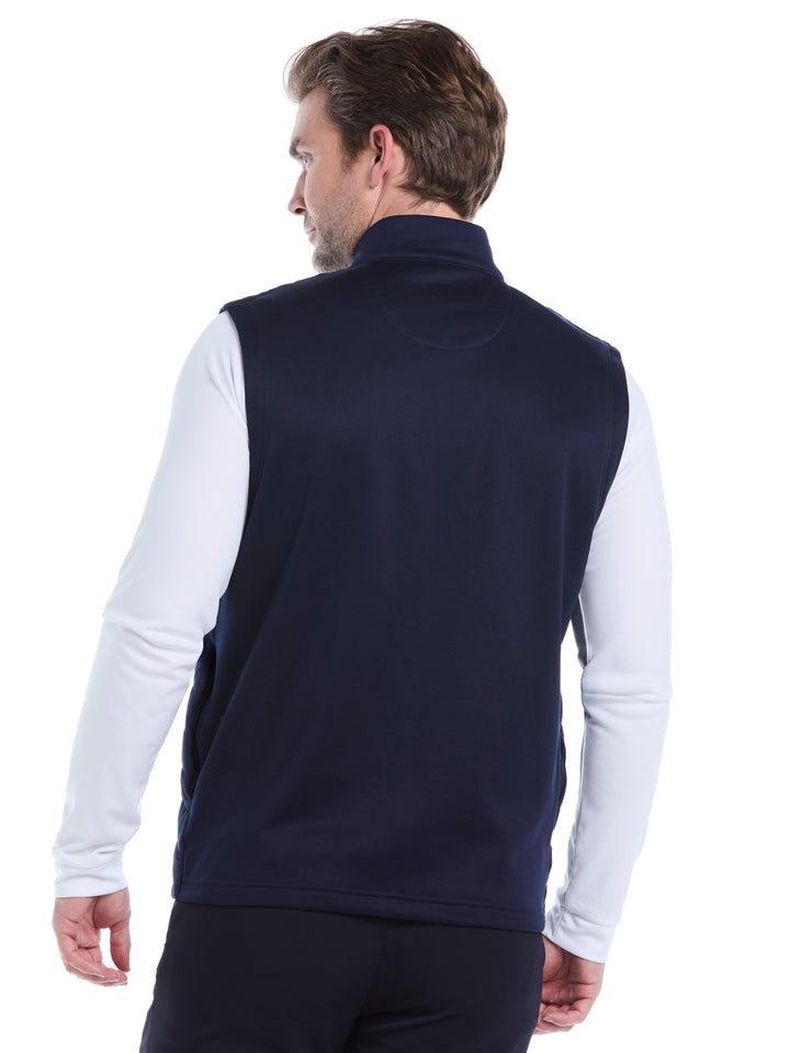Men's Quilted Puffer Full Zip Golf Vest
